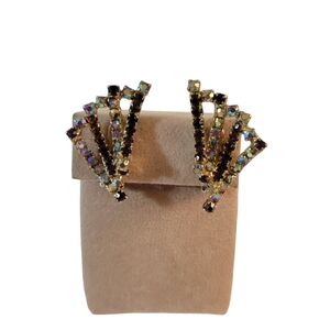 Vintage Hobe Crystal Earrings